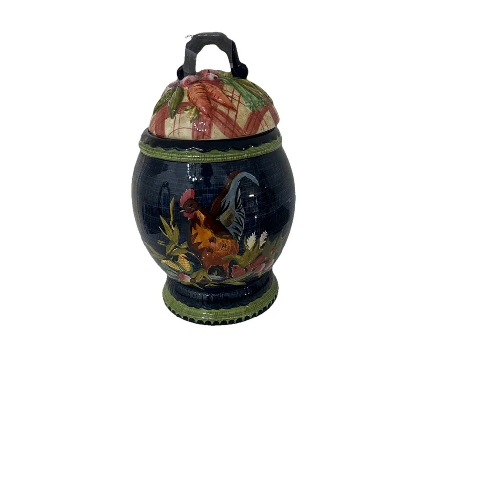 Tracy Porter Stonehouse Farm Collection Small Rooster Canister